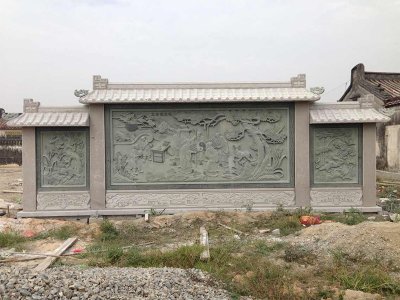 石雕壁畫安裝(zhuang)完成圖