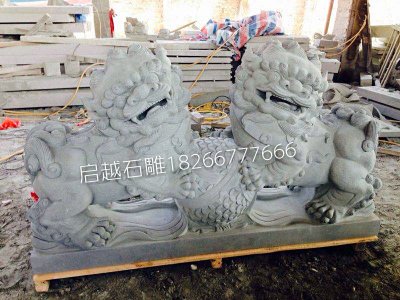 大理石石雕狮子